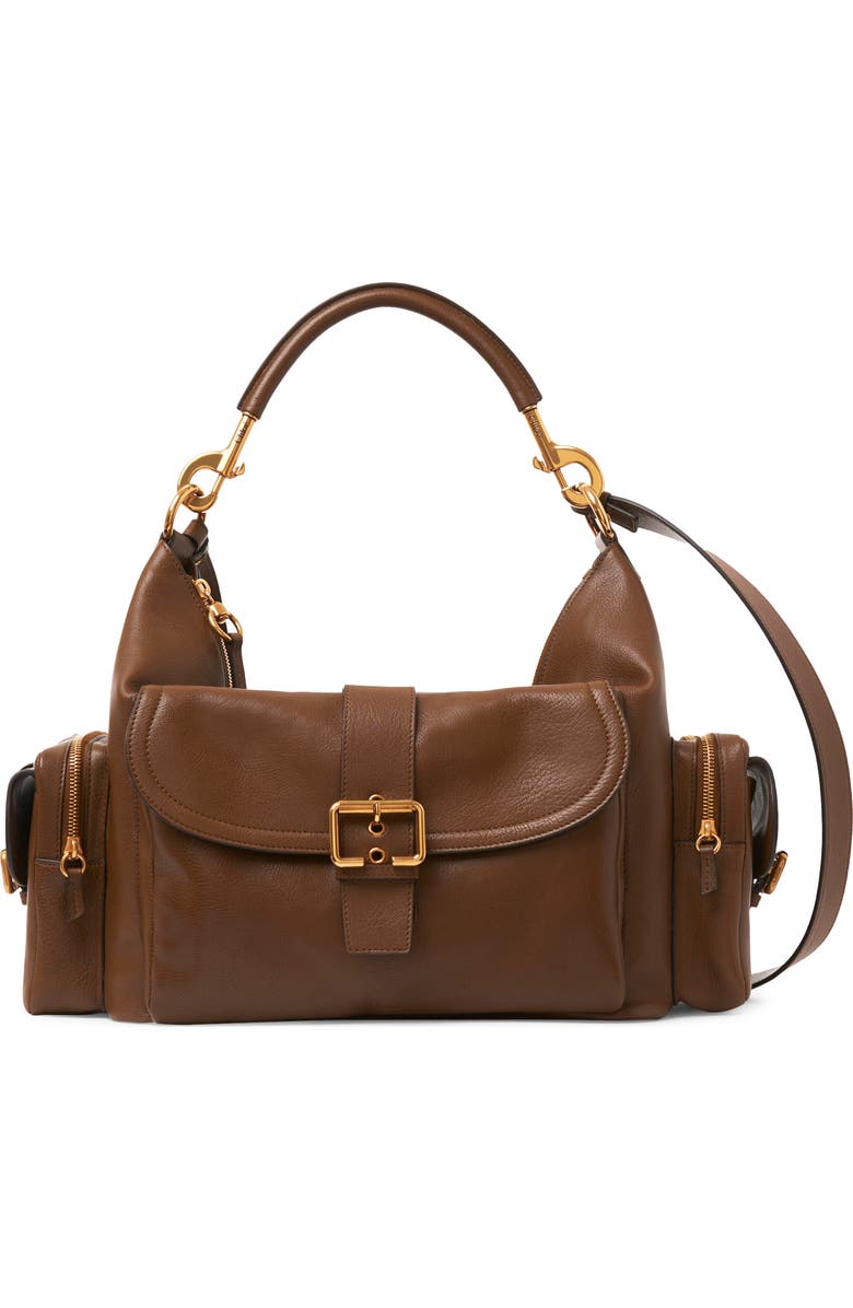 Chloé Large Leather Camera Bag, Main, color,