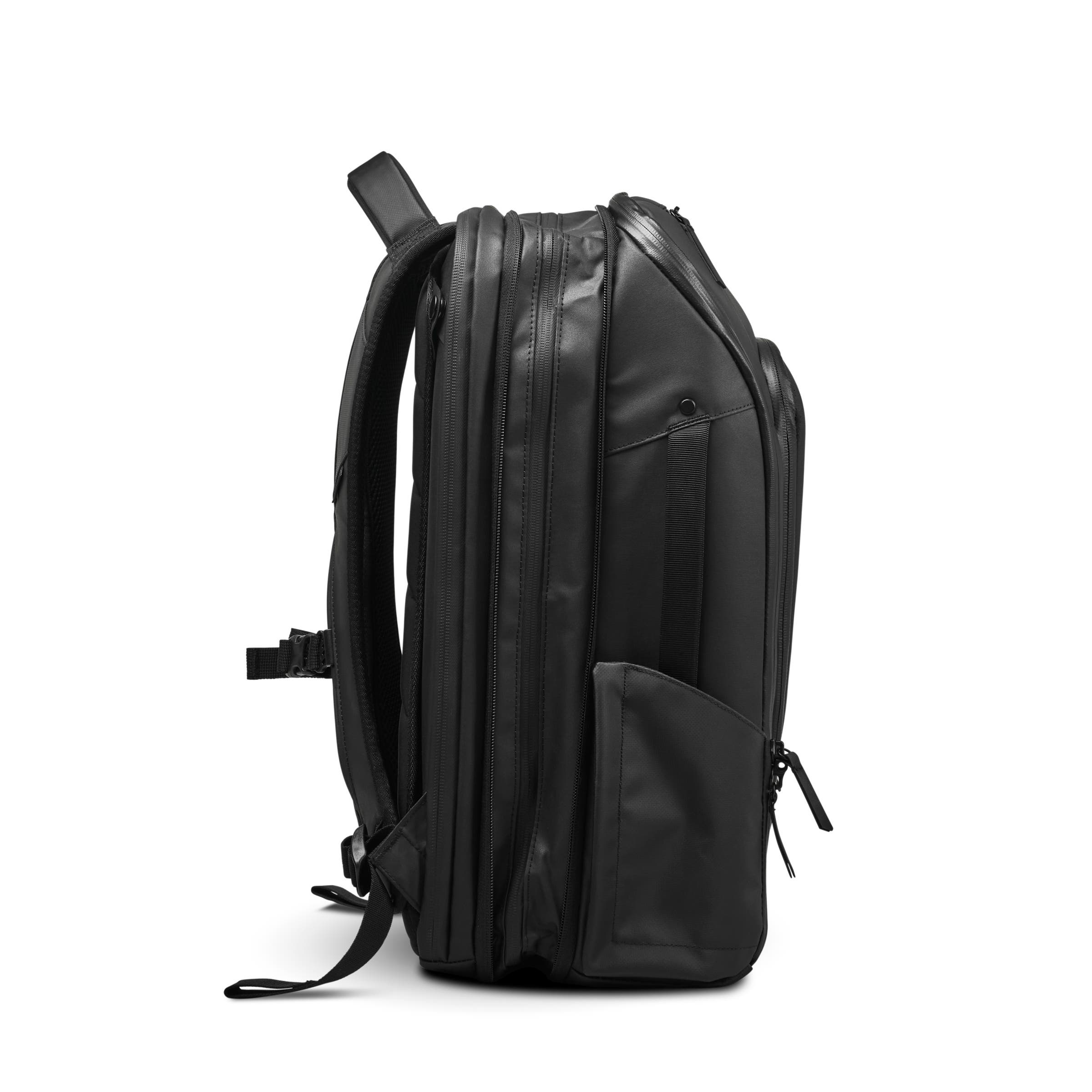 NOMATIC Water Resistant Minimalist Expandable Travel Backpack, Alternate, color, Black - 20L