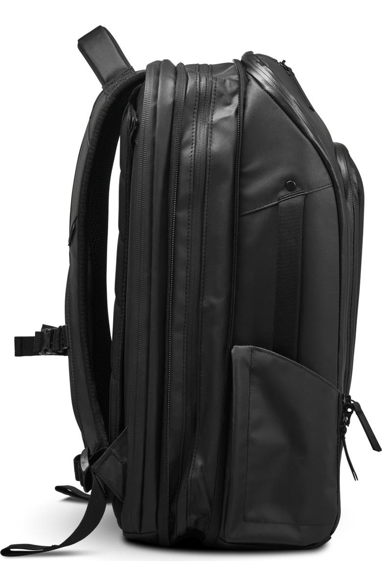 NOMATIC Water Resistant Minimalist Expandable Travel Backpack, Alternate, color, Black - 20L