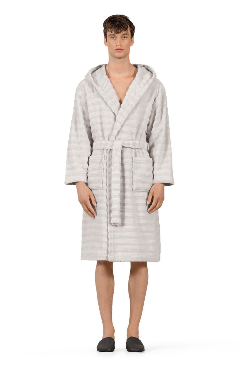 Togas Galio Unisex Bathrobe, Main, color, Grey