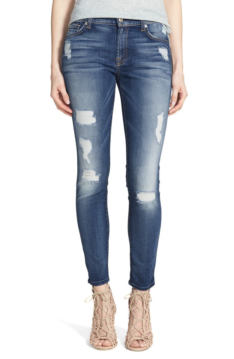 7 For All Mankind <sup>®</sup> b(air) Ankle Skinny Jeans, Main, color, 