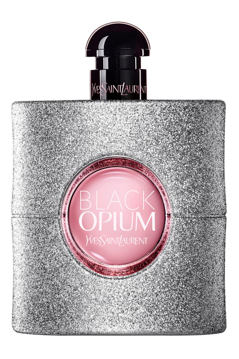 Black Opium Eau de Parfum Glitter, Main, color, NO COLOR