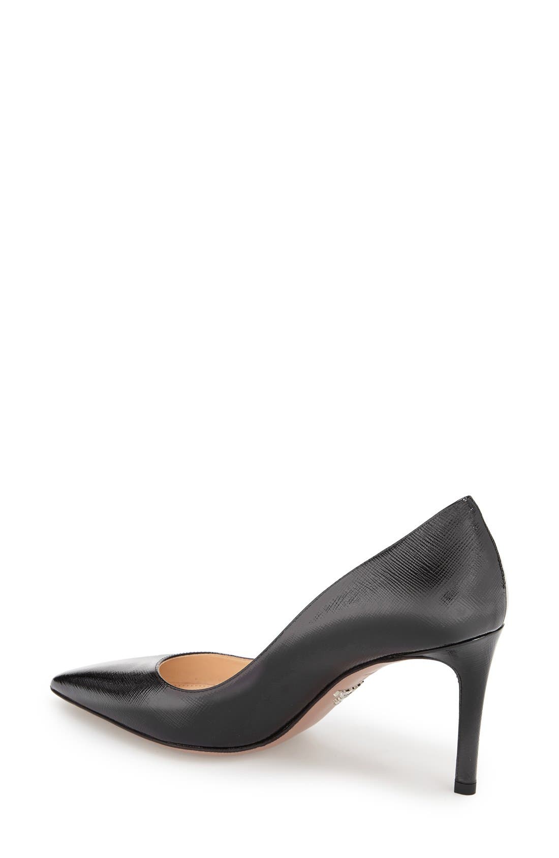 Pointed Toe Pump, Alternate, color, BLACK