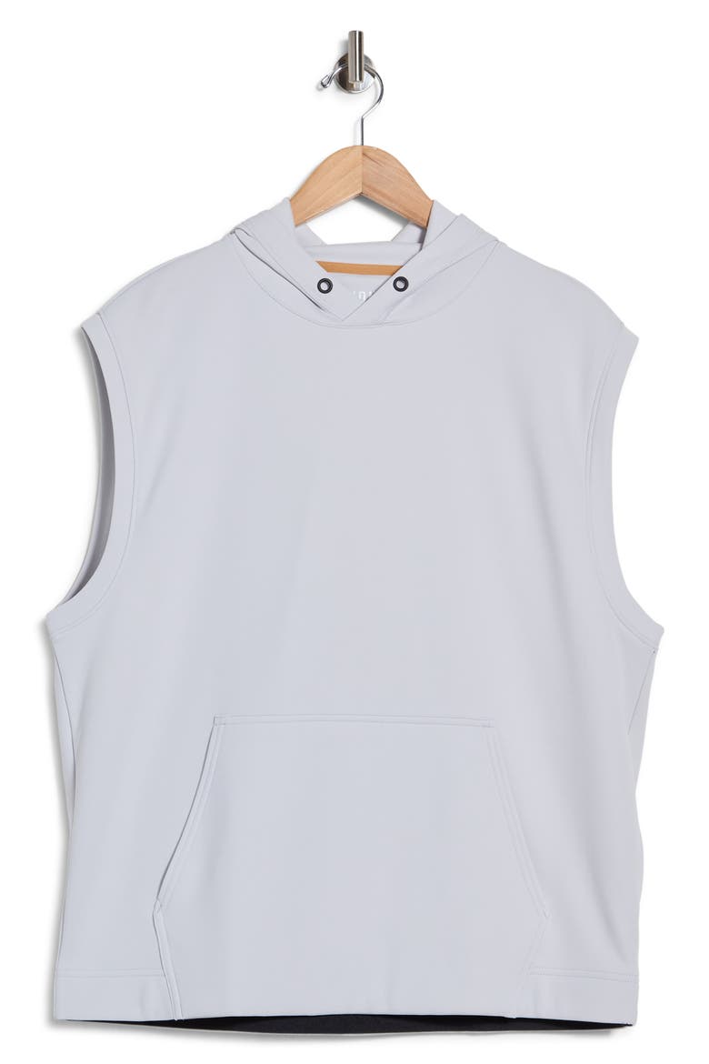 Range Sleeveless Hoodie, Main, color, SLEET GRAY