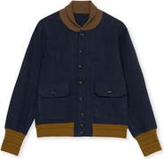 Fortela Regan Military Inspired Bomber Jacket