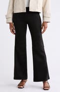 MAX STUDIO Faux Suede High Waist Bootcut Pants