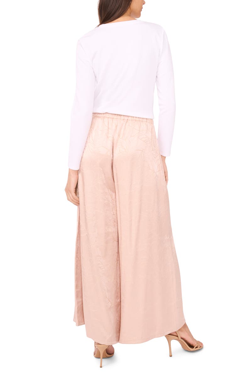 Vince Camuto Pull-On Wide Leg Pants, Alternate, color, Natural