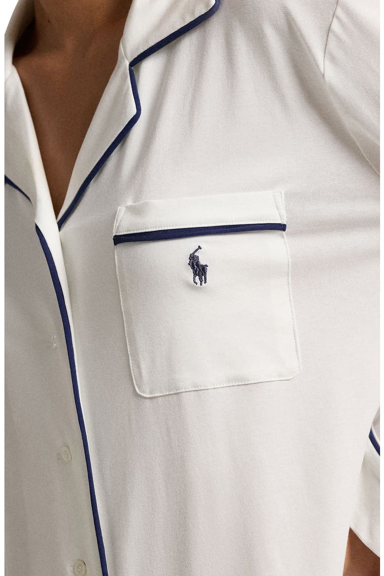 Cotton Blend Sleepshirt, Alternate, color, WHITE CLOUD