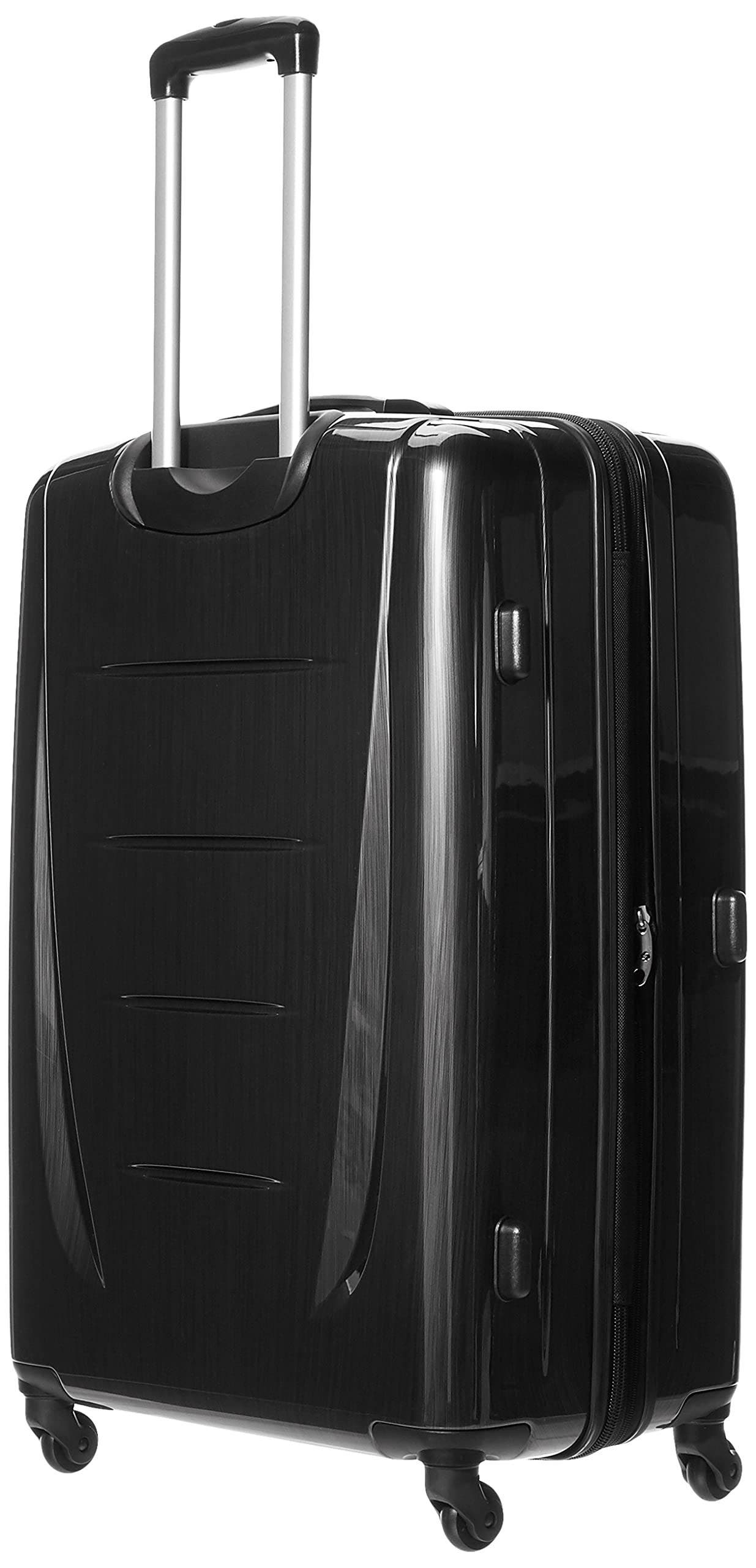 Samsonite Winfield 2 Checked-Large 28-Inch Hardside Expandable Luggage with Spinner Wheels, Alternate, color, Brushed Anthracite