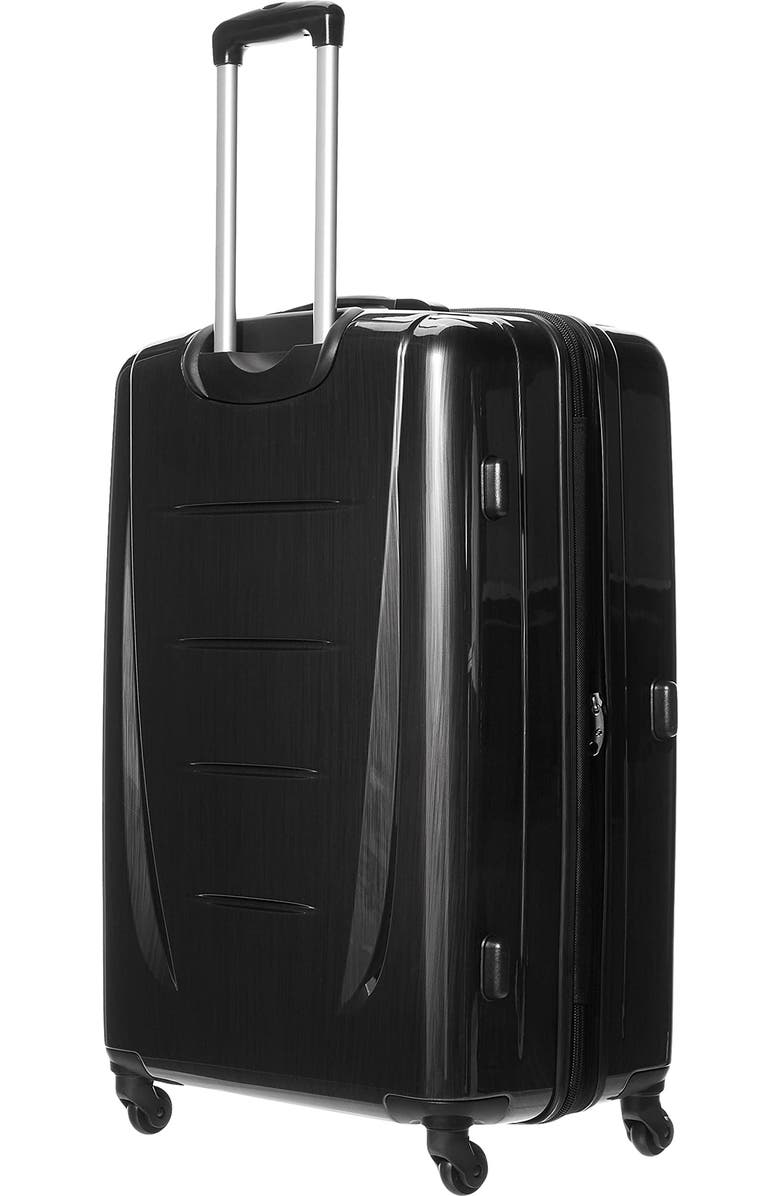 Samsonite Winfield 2 Checked-Large 28-Inch Hardside Expandable Luggage with Spinner Wheels, Alternate, color, Brushed Anthracite