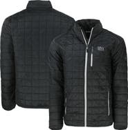 Cutter & Buck Men's Cutter & Buck  Black Ivy League Rainier PrimaLoft Eco Insulated Full-Zip Puffer Jacket