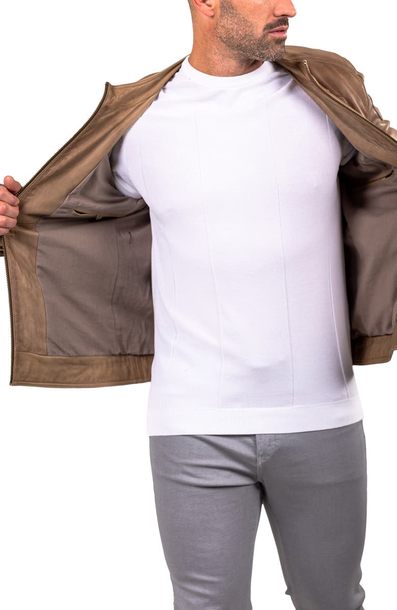 Maceoo Leather Jacket, Alternate, color, 