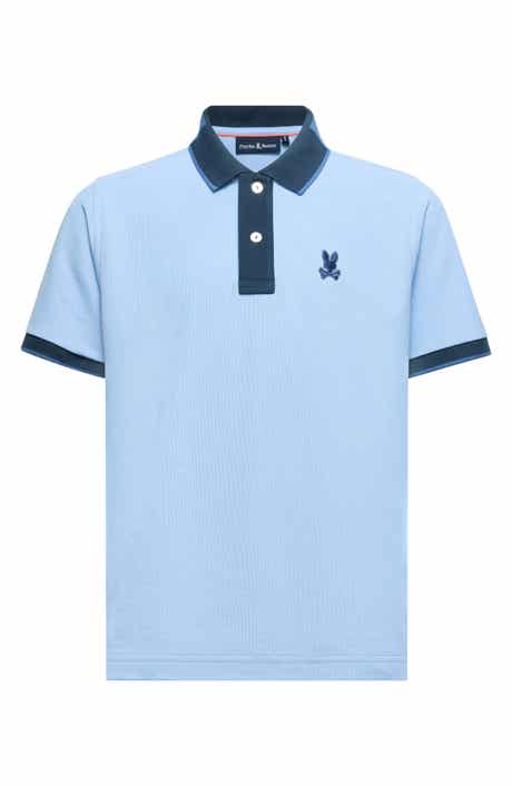 Psycho Bunny Kids' Thatcher Cotton Pique Polo
