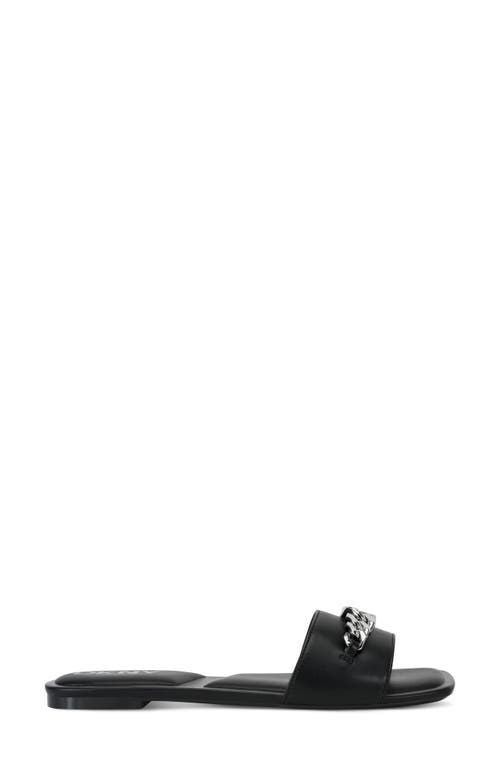 Dkny Dania Slide Sandal In Black