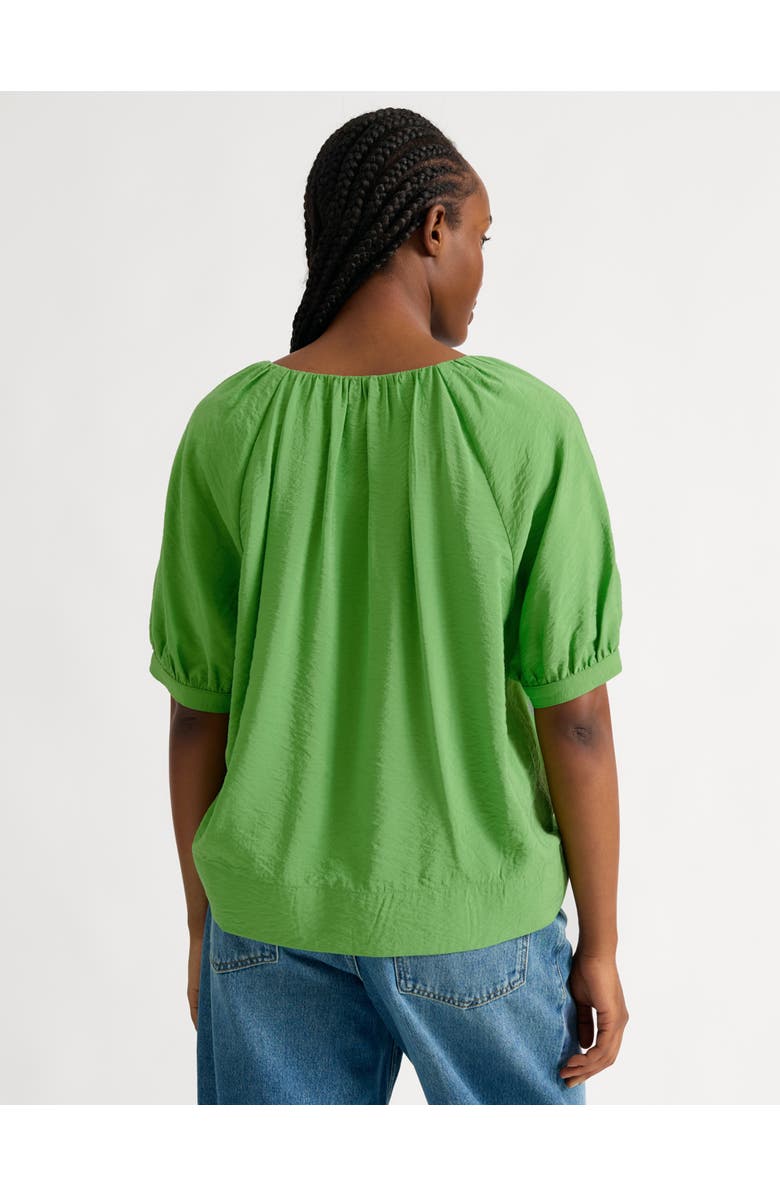 Albaray Air Flow V-Neck Gathered Top, Alternate, color, Green