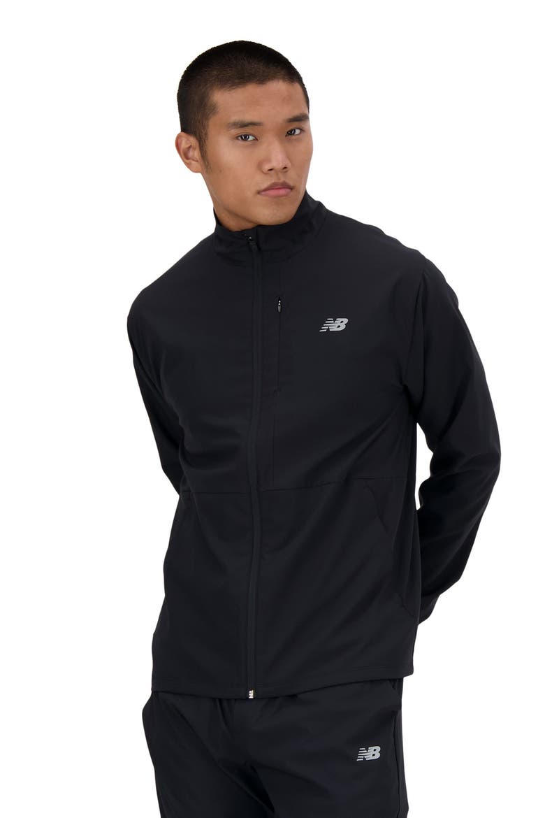 Athletics Stretch Woven Jacket, Alternate, color, BLACK