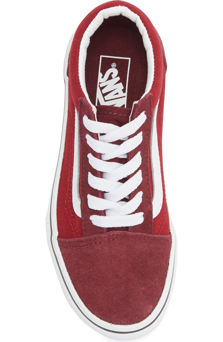 Vans Kids' Old Skool Sneaker, Alternate, color, Bordeaux