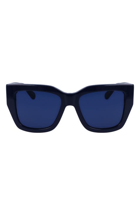 Blue lens womens sunglasses deals