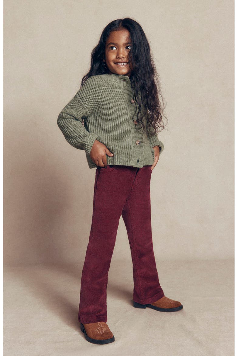 Kids' Kick Flare Corduroy Pants, Alternate, color, DEEP WISTERIA CORD