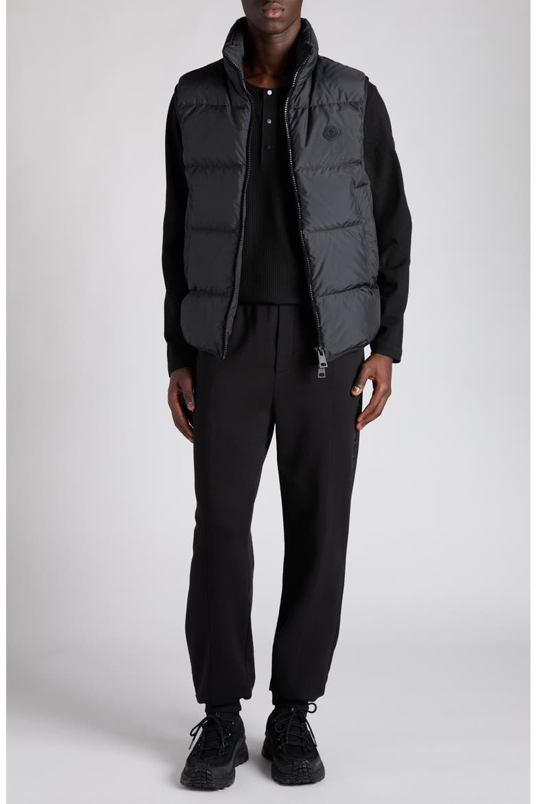Arras Down Puffer Vest, Alternate, color, BLACK