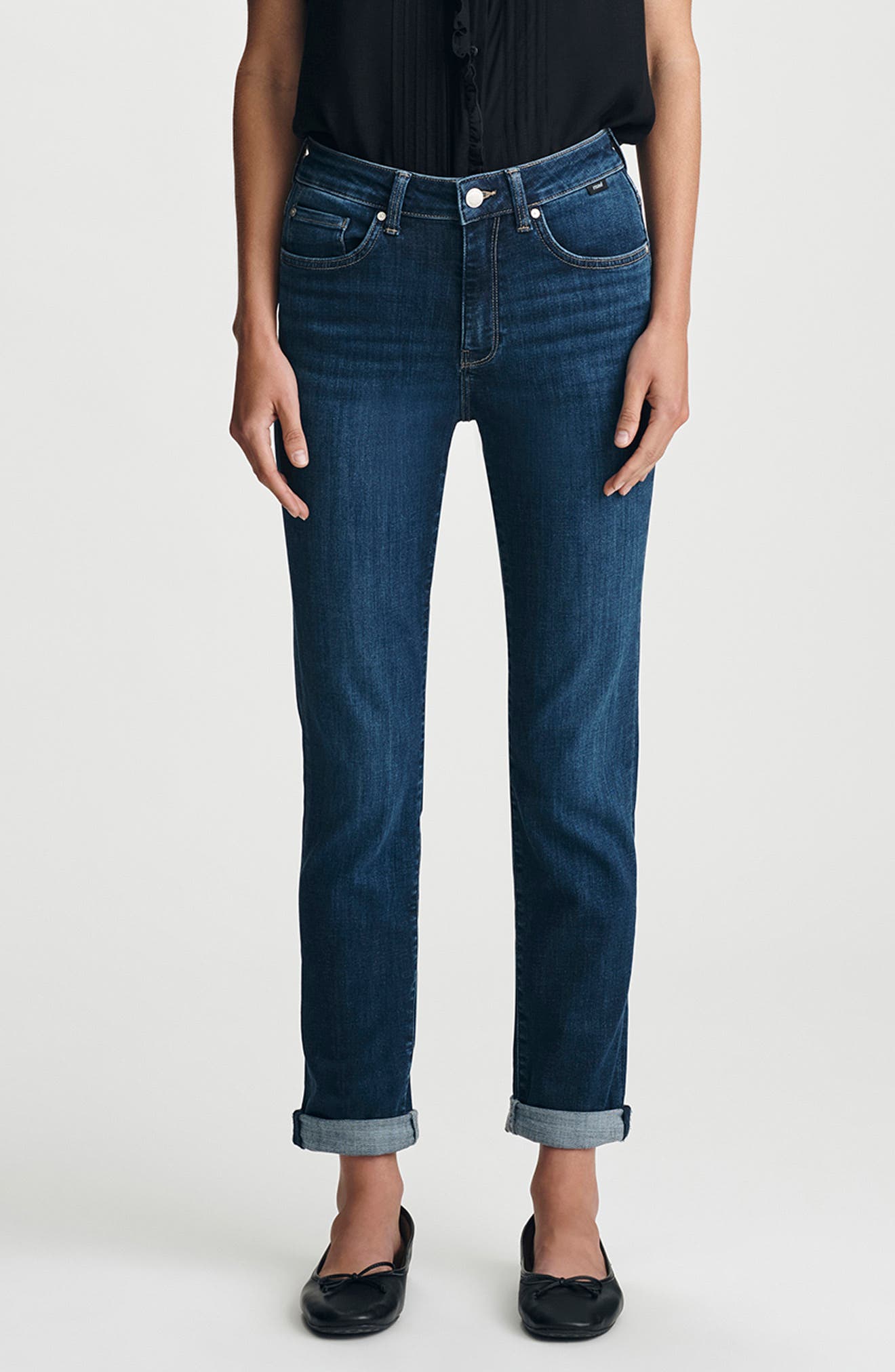 Mavi Jeans Kathleen Mid Rise Slim Boyfriend Jeans (Women) | Nordstrom