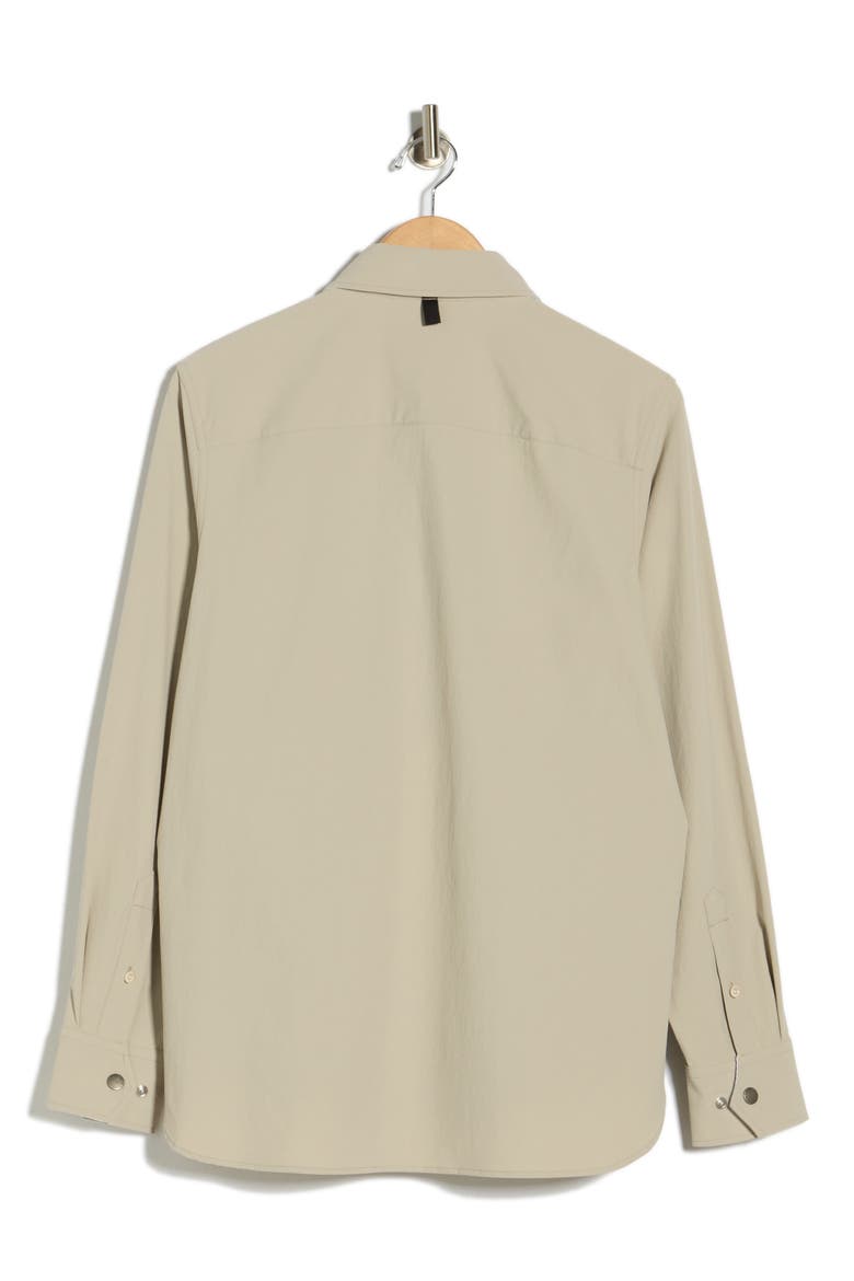 Stretch CPO Overshirt, Alternate, color, TAUPE