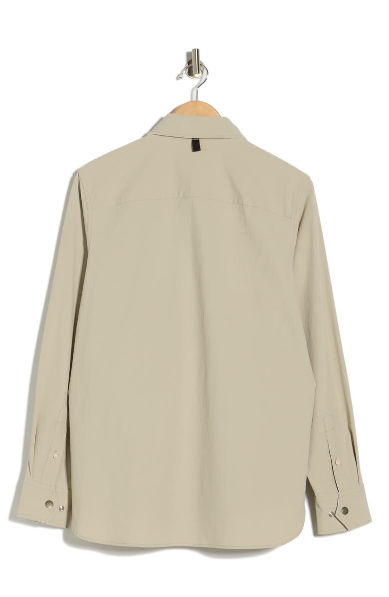 rag & bone Stretch CPO Overshirt, Alternate, color, Taupe