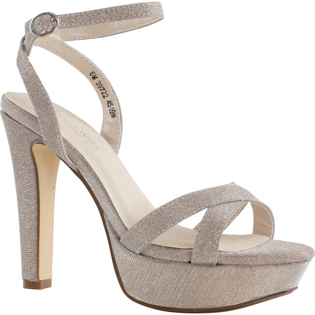 Touch Ups Elena Platform Sandal in Champagne at Nordstrom, Size 11