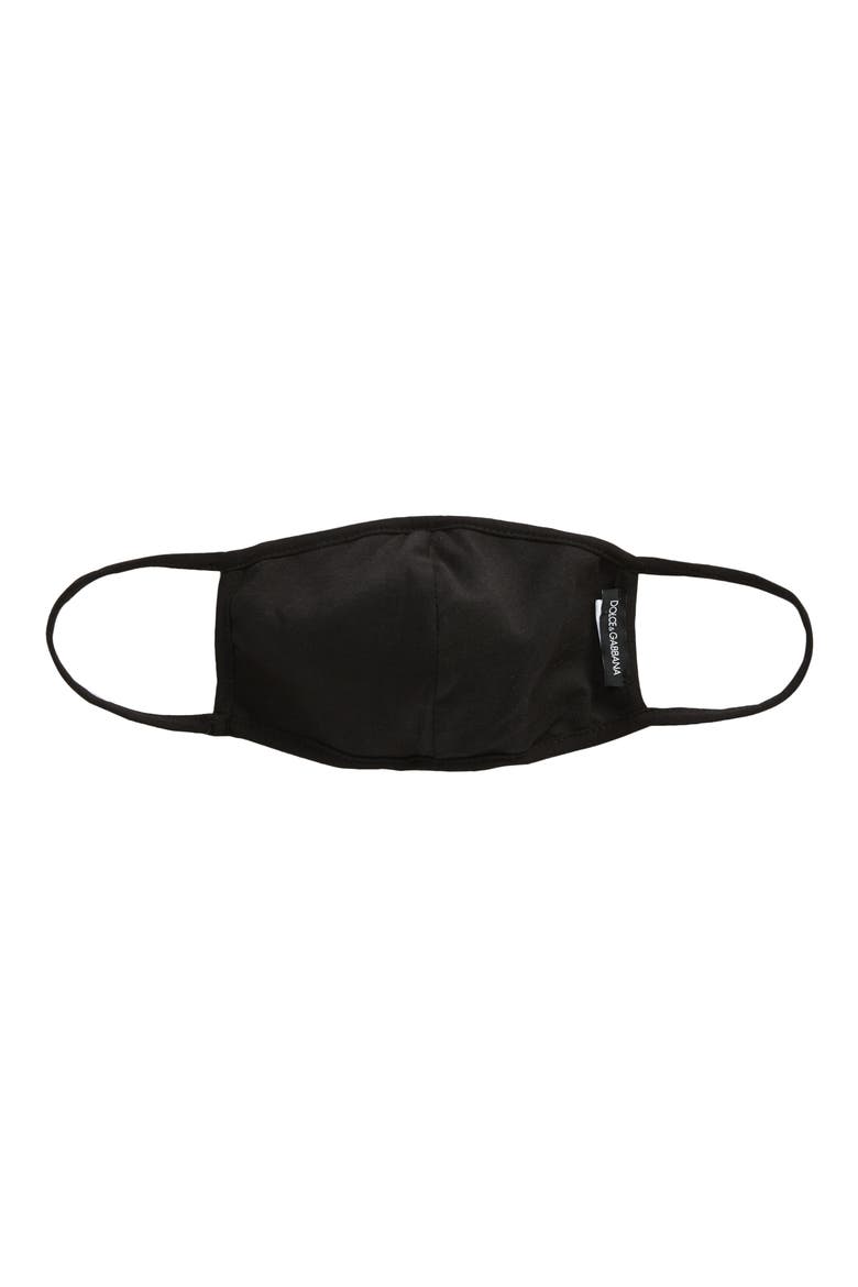Dolce&Gabbana Adult Logo & Heart Print Contoured Face Mask (Women