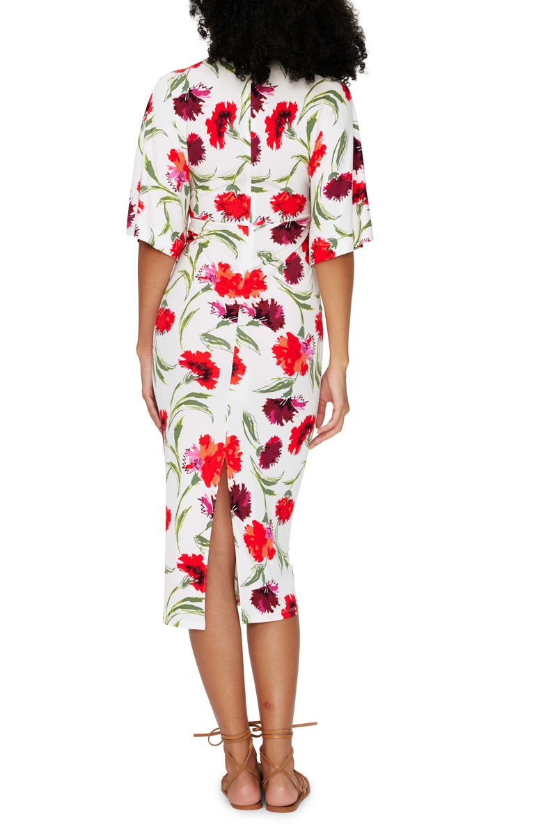 DVF Valerie Floral Midi Dress, Alternate, color, 