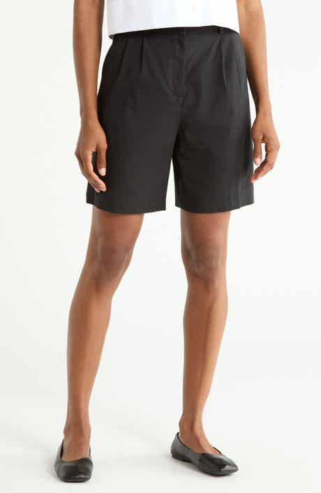 Lynie High Waist Pleated Shorts