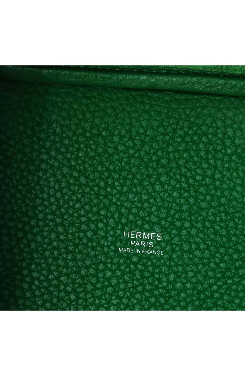 Pre-Owned Hermes Monochrome Picotin Lock Bag Clemence PM, Alternate, color, Green
