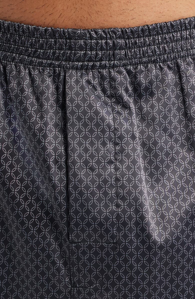 Majestic International Dreams of Satin Boxers, Alternate, color, Black