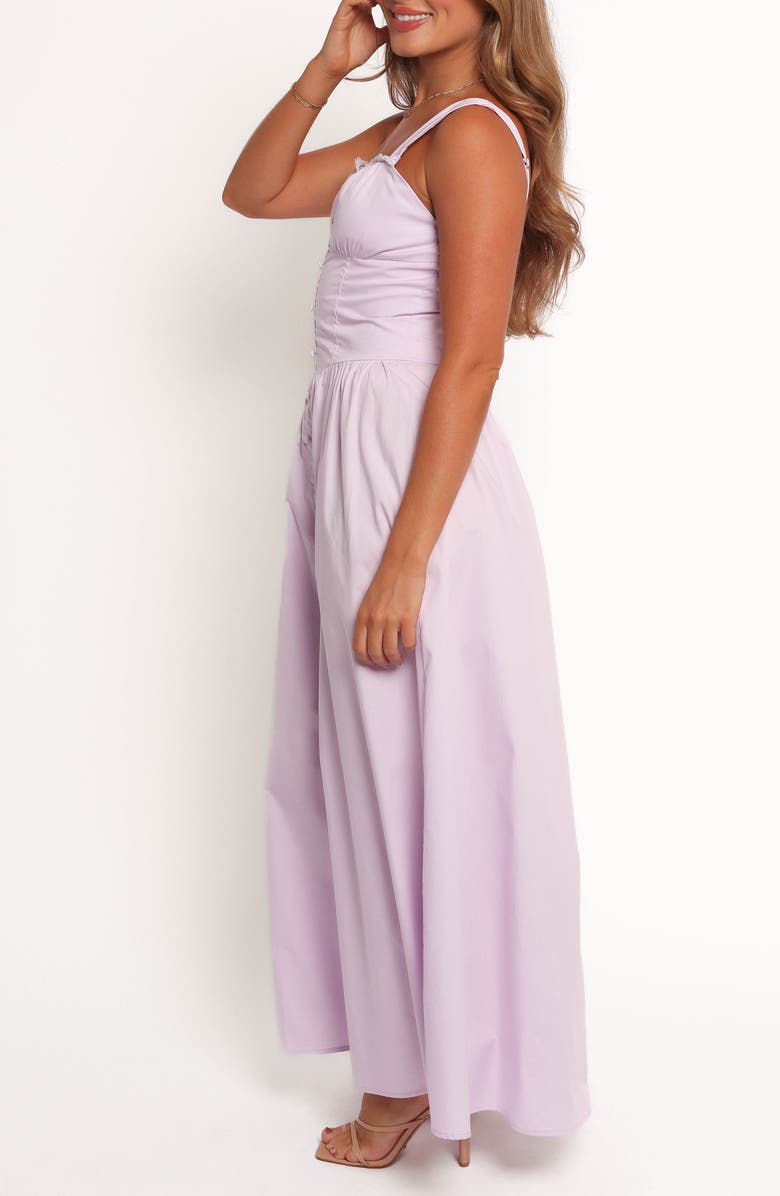 Petal & Pup Bellus Lace Trim Sleeveless Maxi Dress, Alternate, color, Lilac