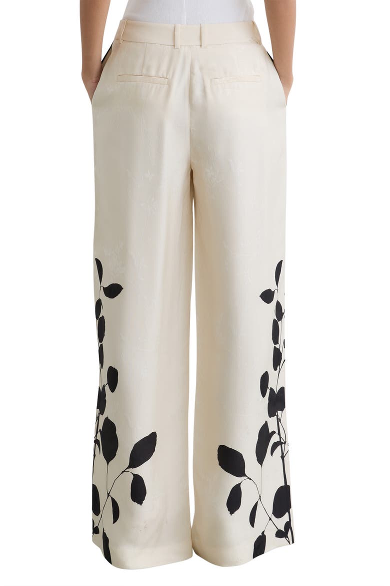 Delilah Wide Leg Pants, Alternate, color, IVORY/ BLACK