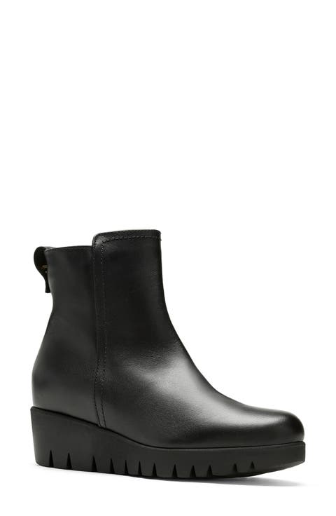 Teagan Waterproof Platform Wedge Bootie (Women)