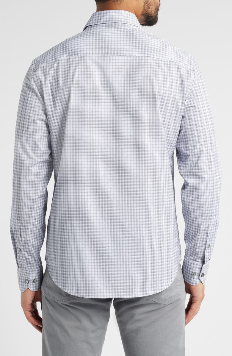 Bugatchi James OoohCotton<sup>®</sup> Button-Up Shirt, Alternate, color, Platinum