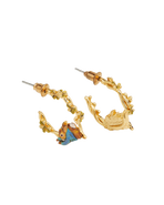 Fable England x Peter Rabbit Jumping Clover Hoop Earrings