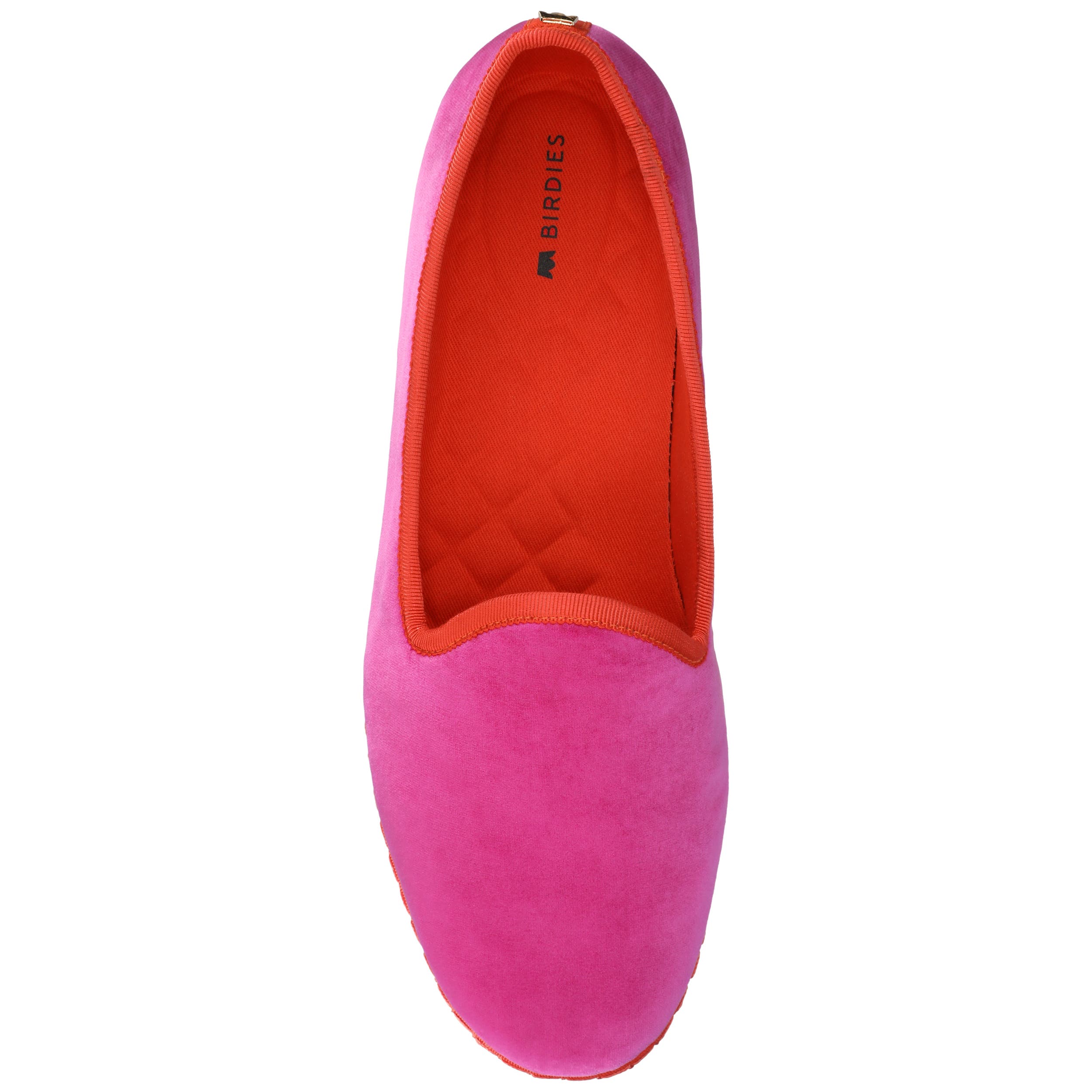 The Heron Loafers, Alternate, color, Heron Hot Pink Velvet
