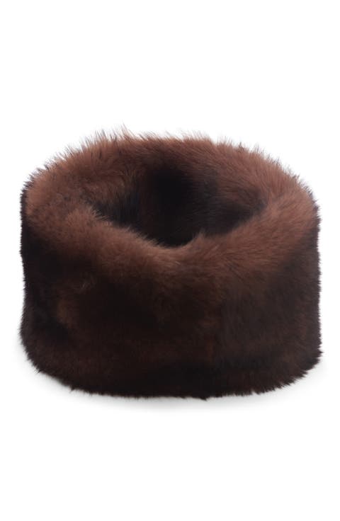 Signature Faux Fur Headband
