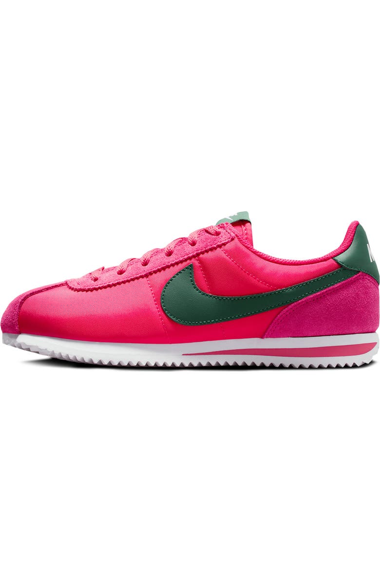 Nike Kids' Cortez Sneaker, Alternate, color, Rush Pink/ White/ Firn