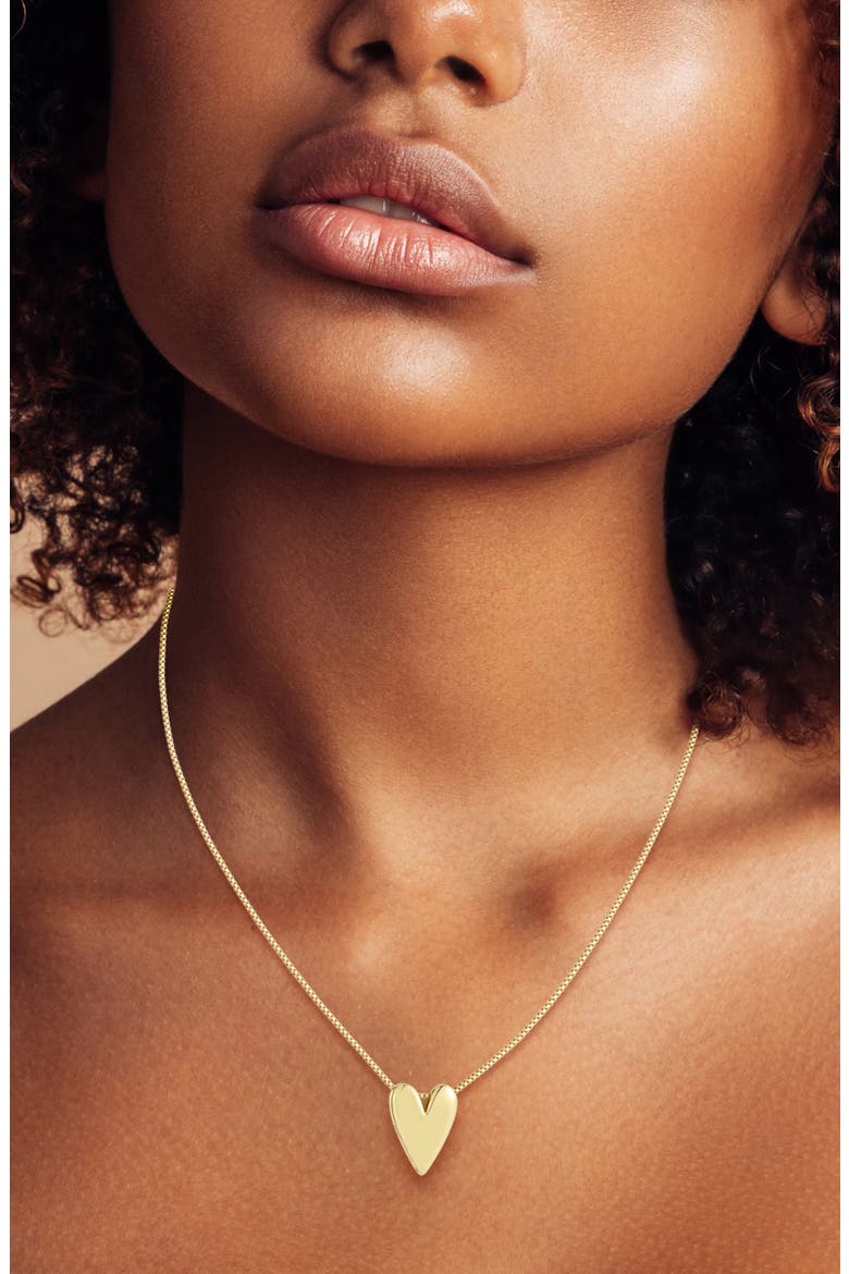 Heart Pendant Necklace, Alternate, color, GOLD