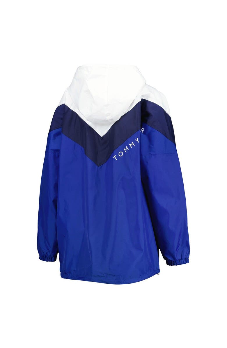 Tommy Hilfiger Women's Tommy Hilfiger Blue/Navy St. Louis Blues Staci Half-Zip Windbreaker Jacket, Alternate, color, 