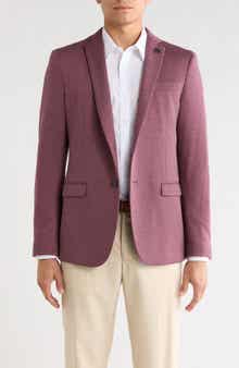 John Varvatos Star USA Heathered Knit Two Button Sport Coat