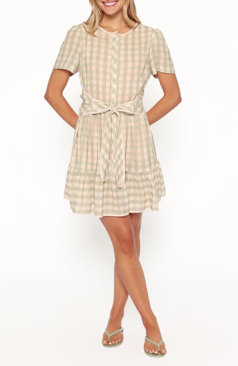 Lorry Tie Front Minidress