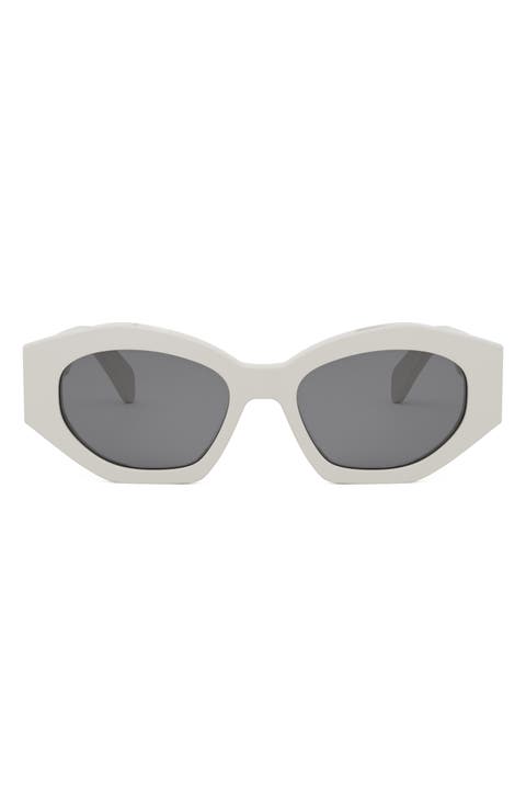 Triomphe 55mm Oval Sunglasses