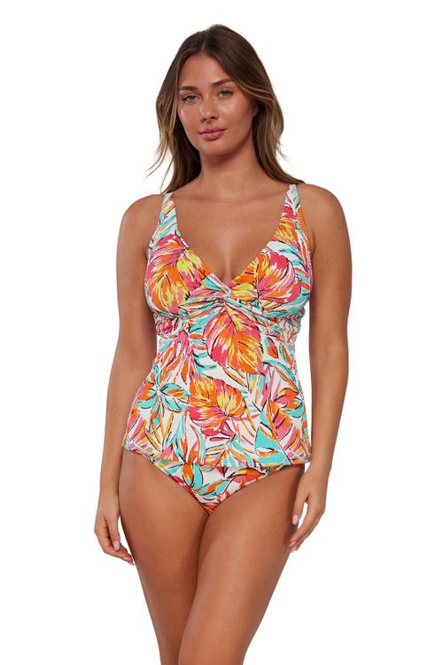 SUNSETS SUNSETS FOREVER TANKINI SWIMSUIT TOP 