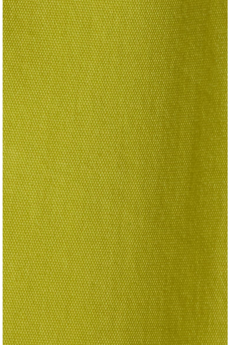 One-Shoulder Puff Sleeve Cotton Blend Dress, Alternate, color, CITRON ZEST