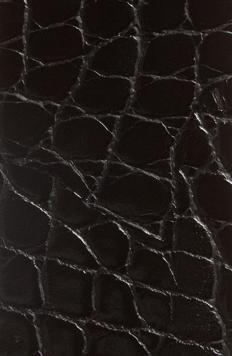 Halogen<sup>®</sup> Croc Embossed Faux Leather Belt, Alternate, color,