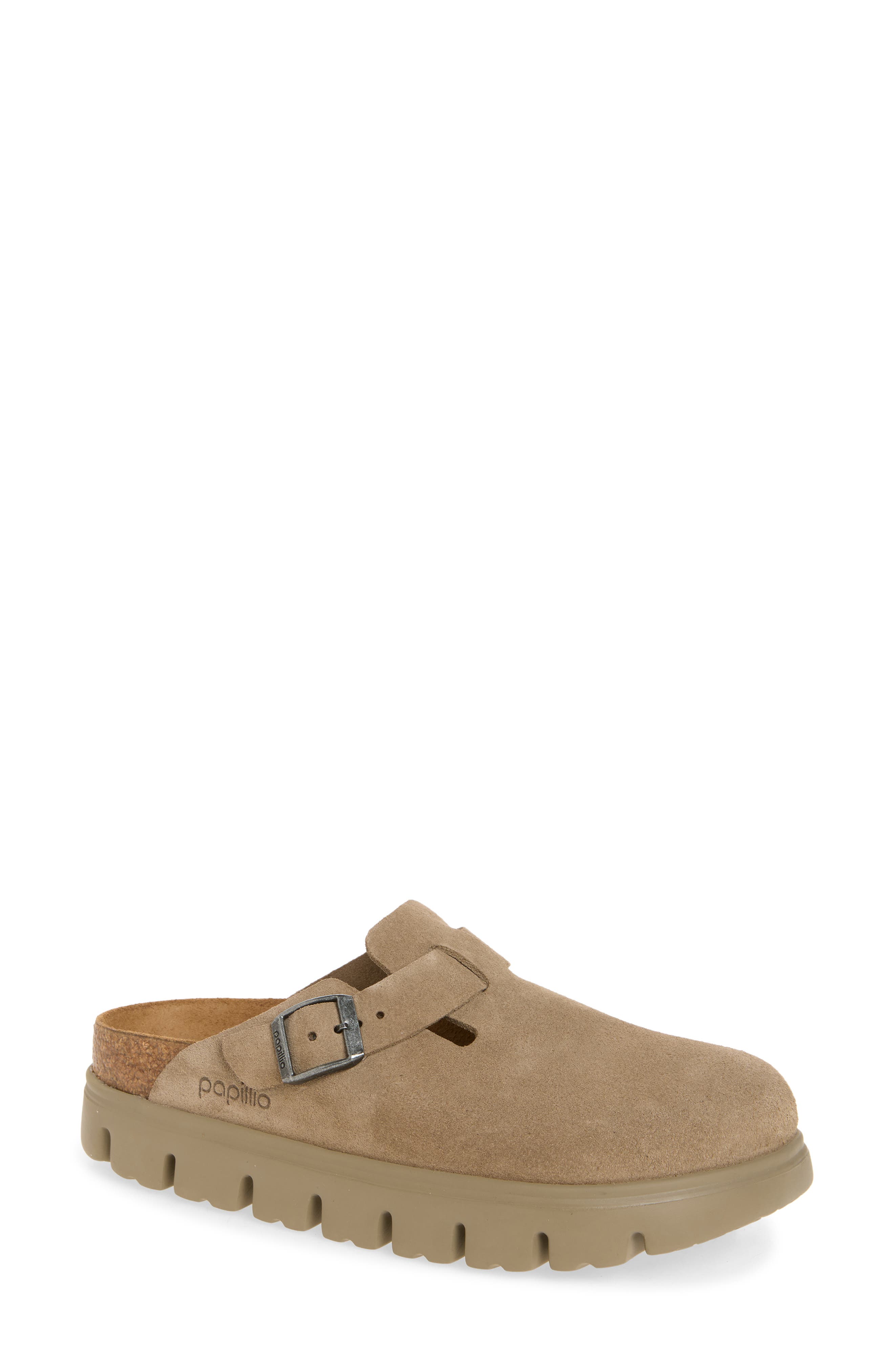 Papillio by Birkenstock Boston Chunky Platform Clog, Main, color, TAUPE
